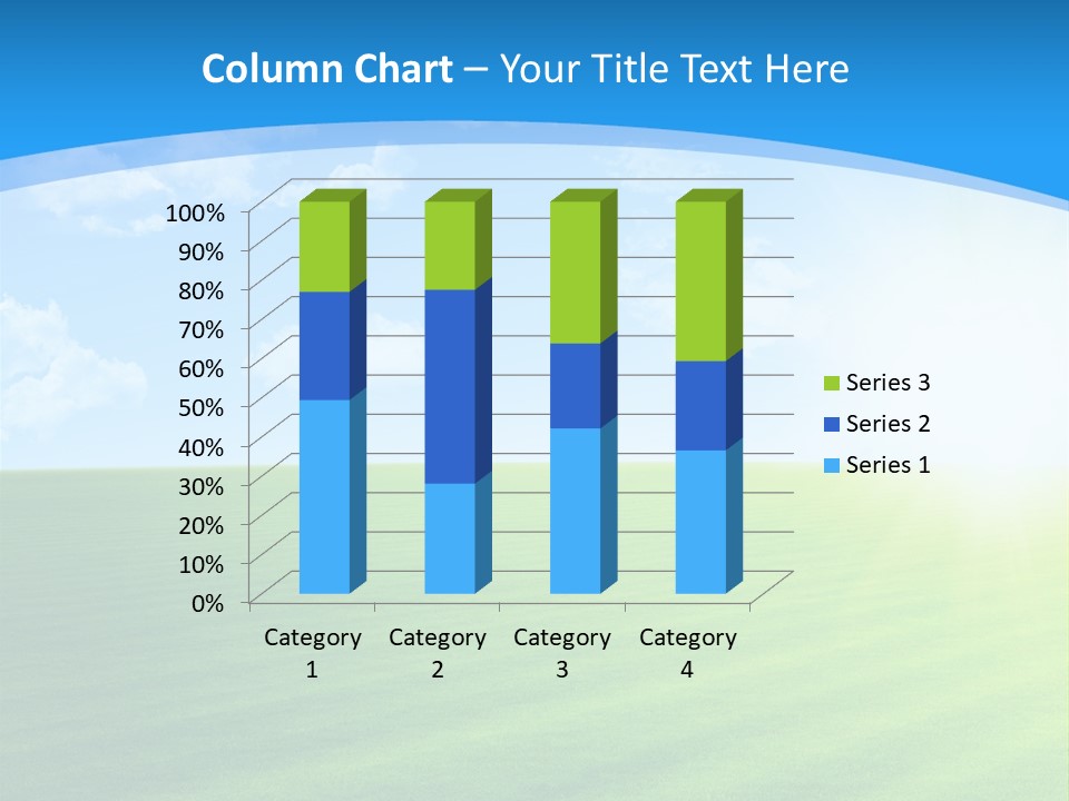 Rural Environment Pasture PowerPoint Template
