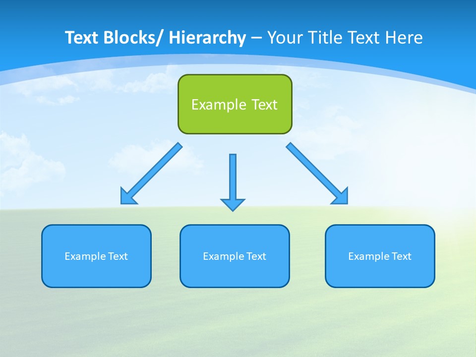 Rural Environment Pasture PowerPoint Template