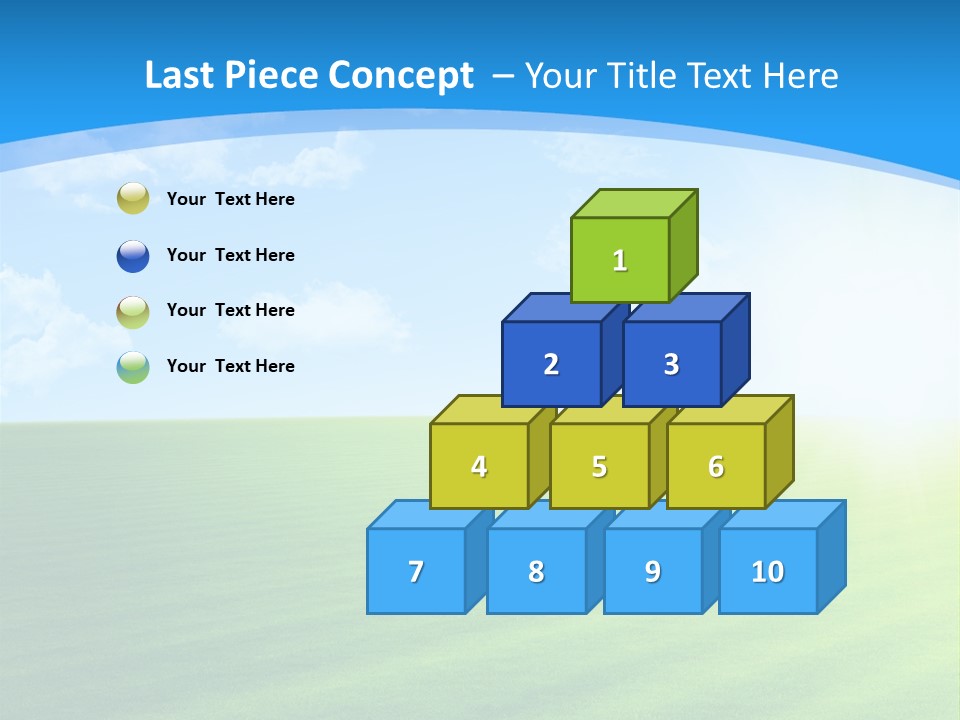 Rural Environment Pasture PowerPoint Template