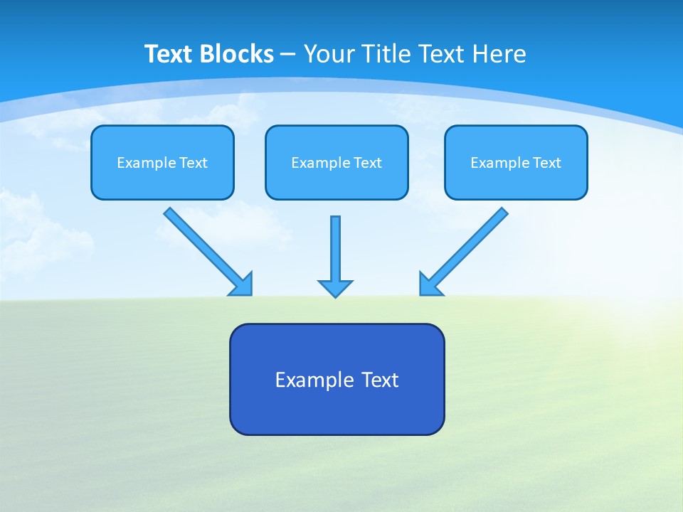Rural Environment Pasture PowerPoint Template