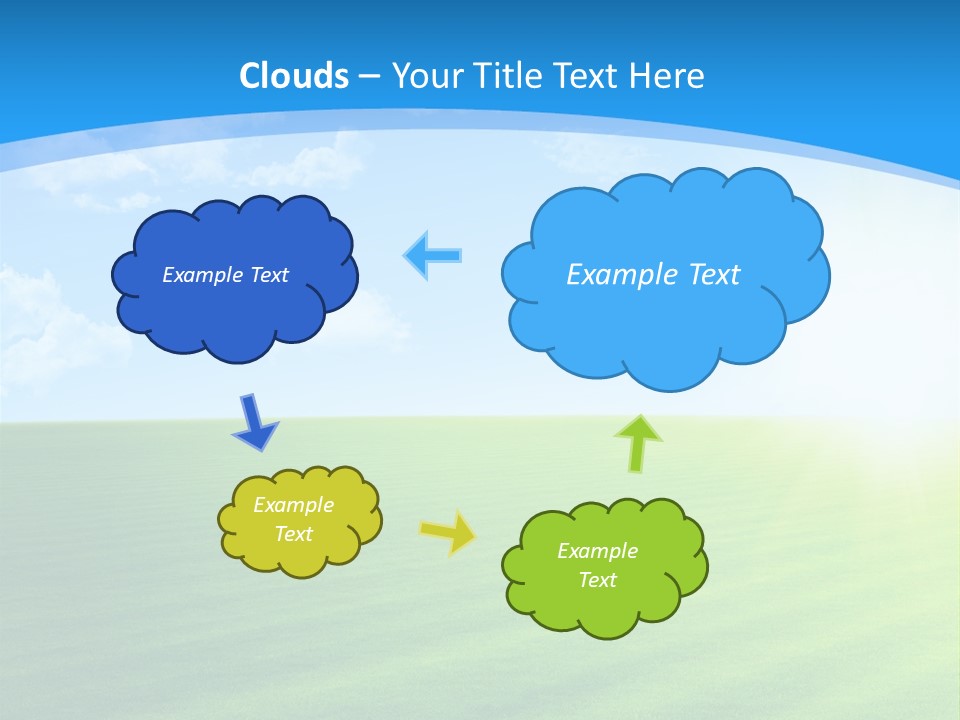 Rural Environment Pasture PowerPoint Template