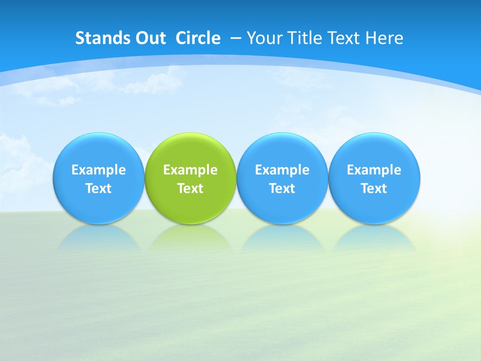 Rural Environment Pasture PowerPoint Template