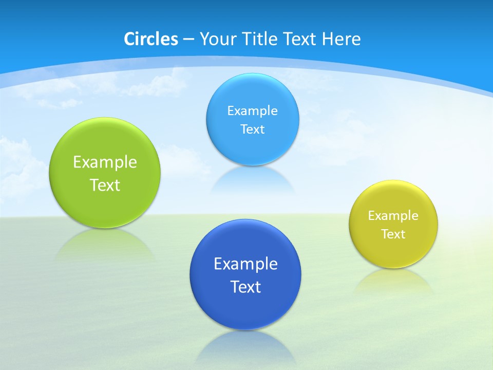 Rural Environment Pasture PowerPoint Template