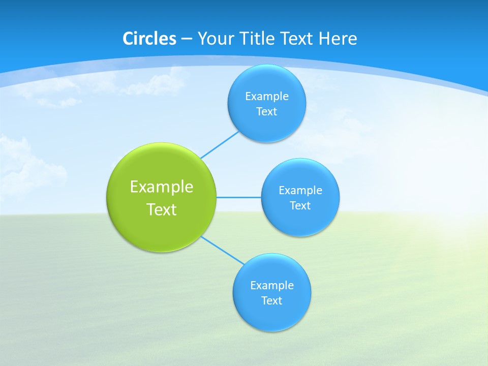 Rural Environment Pasture PowerPoint Template