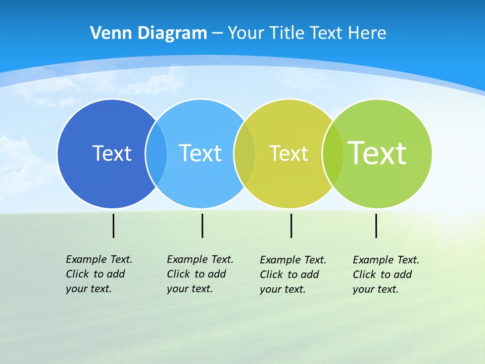 Rural Environment Pasture PowerPoint Template
