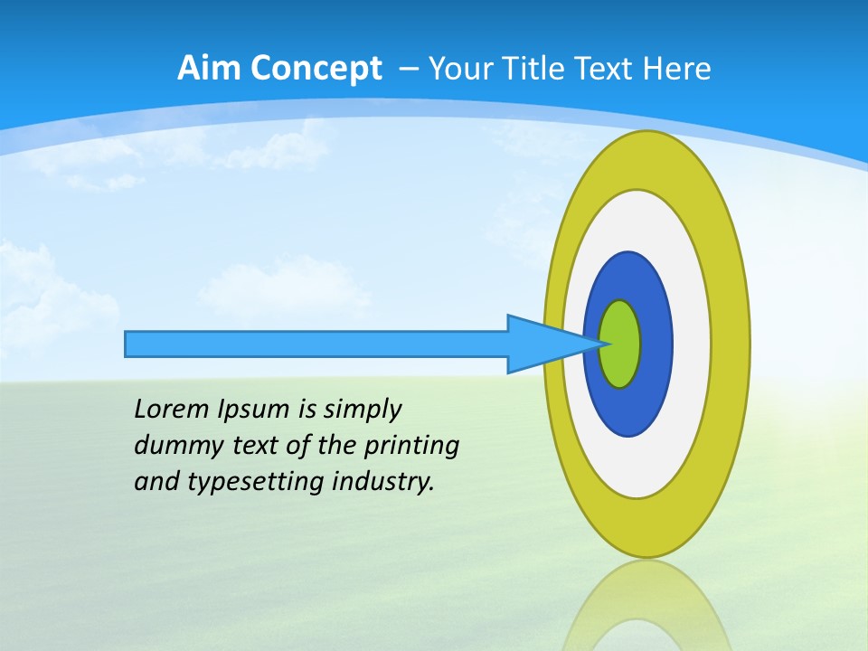 Rural Environment Pasture PowerPoint Template