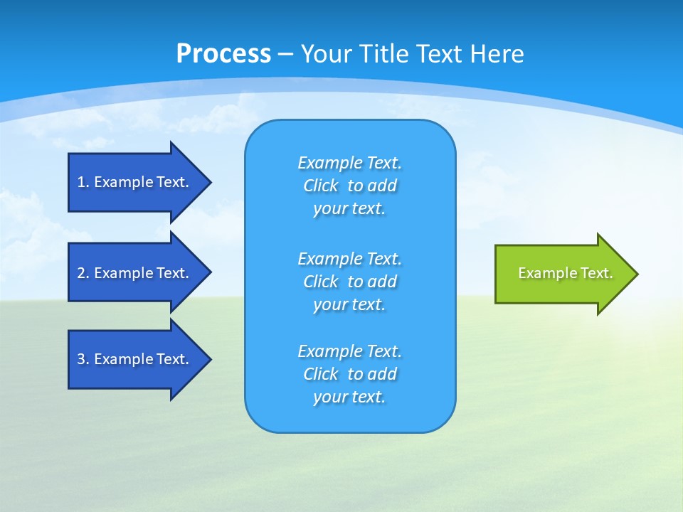 Rural Environment Pasture PowerPoint Template