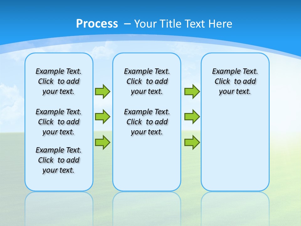 Rural Environment Pasture PowerPoint Template