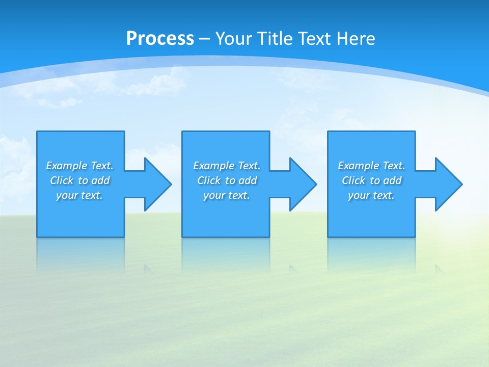 Rural Environment Pasture PowerPoint Template