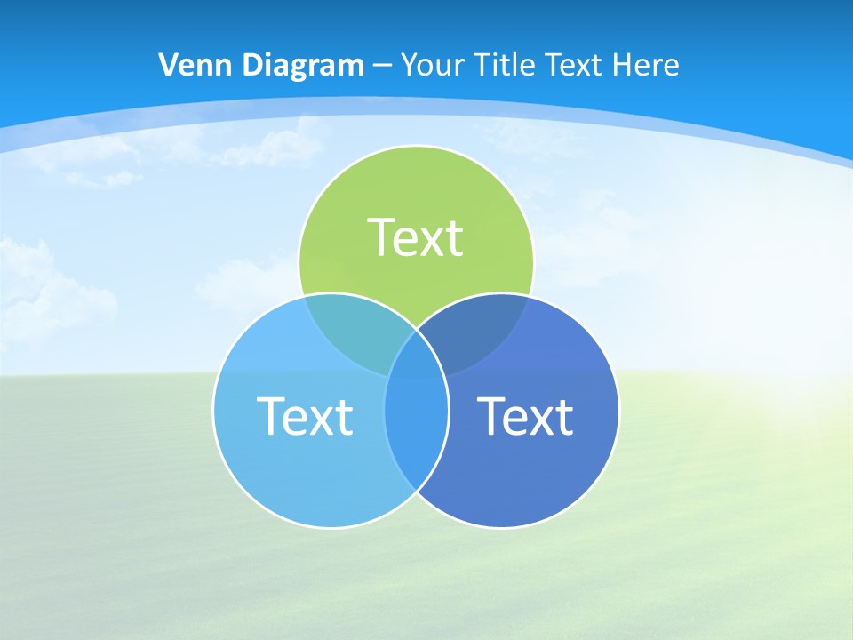 Rural Environment Pasture PowerPoint Template