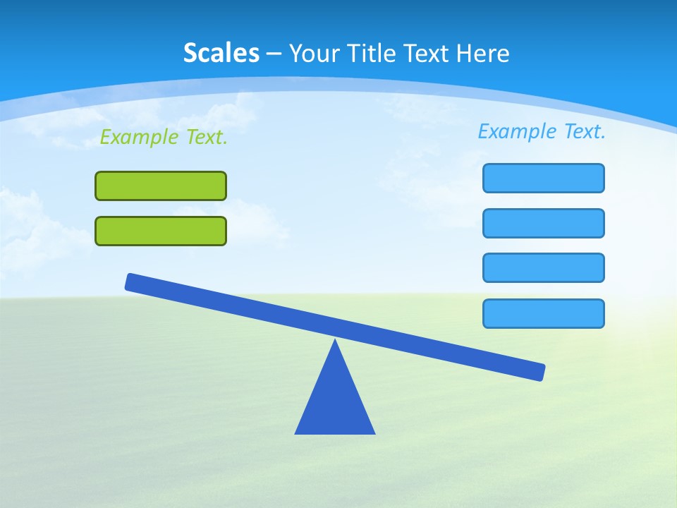 Rural Environment Pasture PowerPoint Template
