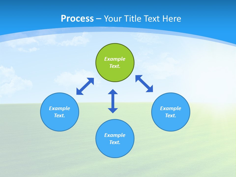 Rural Environment Pasture PowerPoint Template