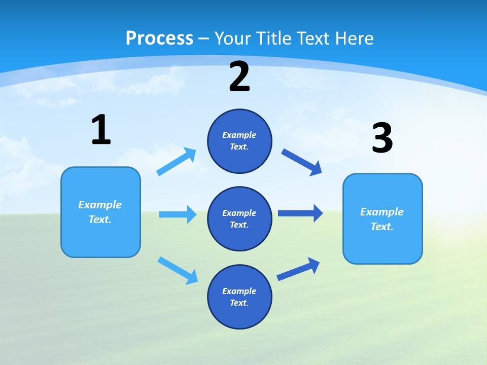 Rural Environment Pasture PowerPoint Template