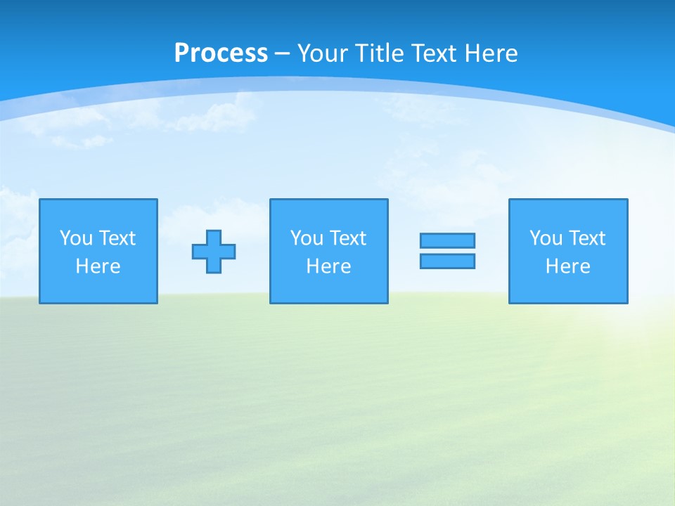 Rural Environment Pasture PowerPoint Template