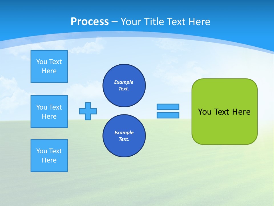 Rural Environment Pasture PowerPoint Template