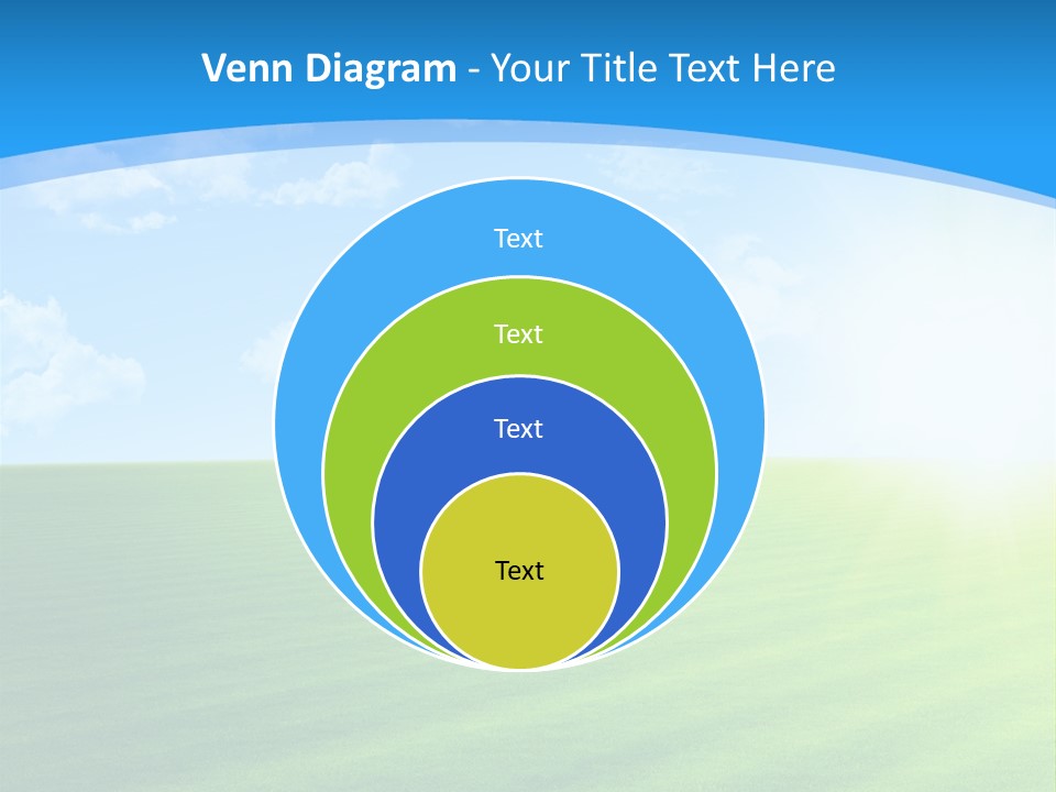 Rural Environment Pasture PowerPoint Template
