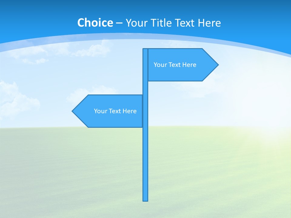 Rural Environment Pasture PowerPoint Template