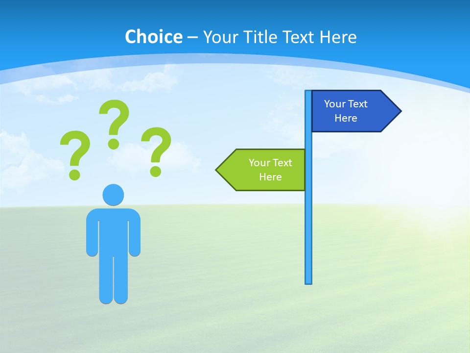 Rural Environment Pasture PowerPoint Template