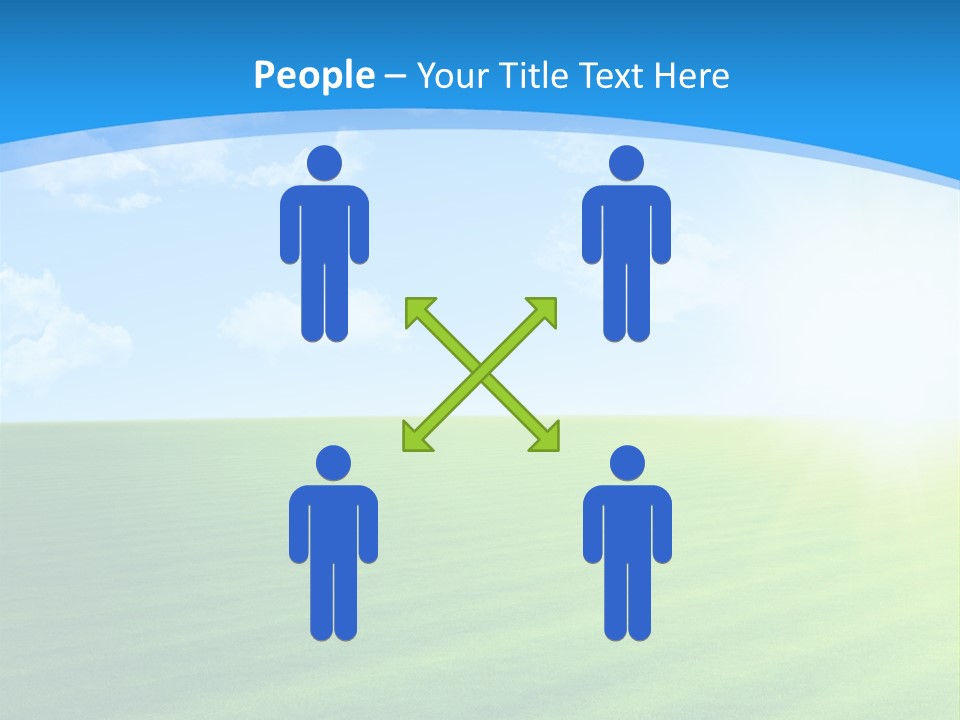 Rural Environment Pasture PowerPoint Template