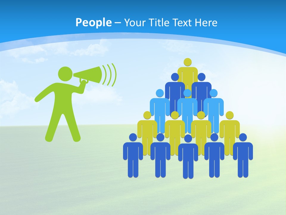 Rural Environment Pasture PowerPoint Template