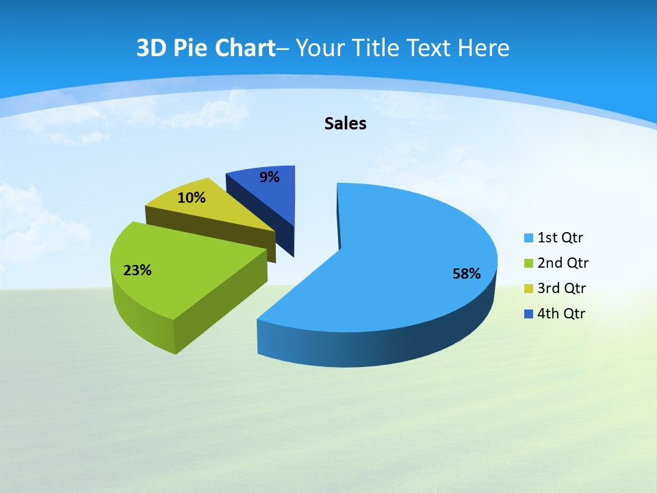 Rural Environment Pasture PowerPoint Template