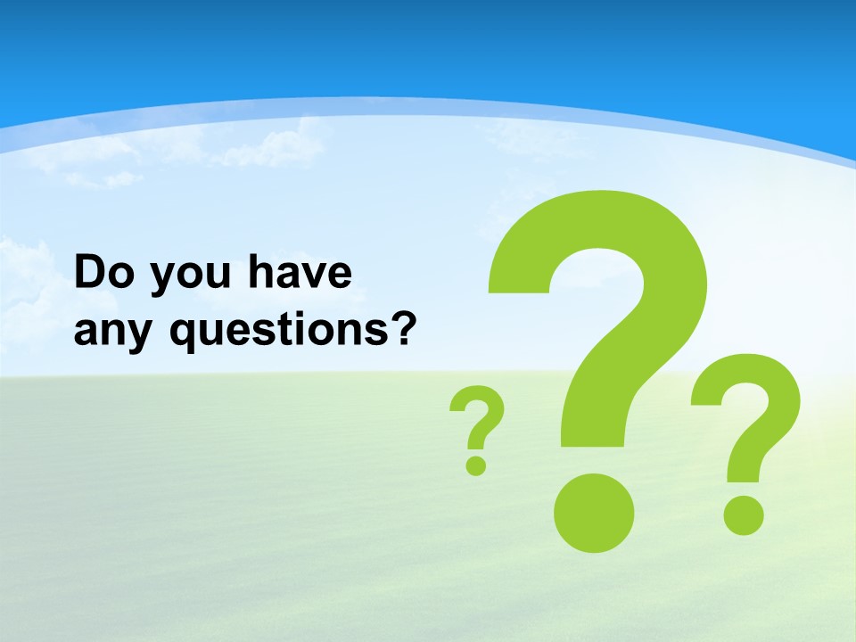 Rural Environment Pasture PowerPoint Template