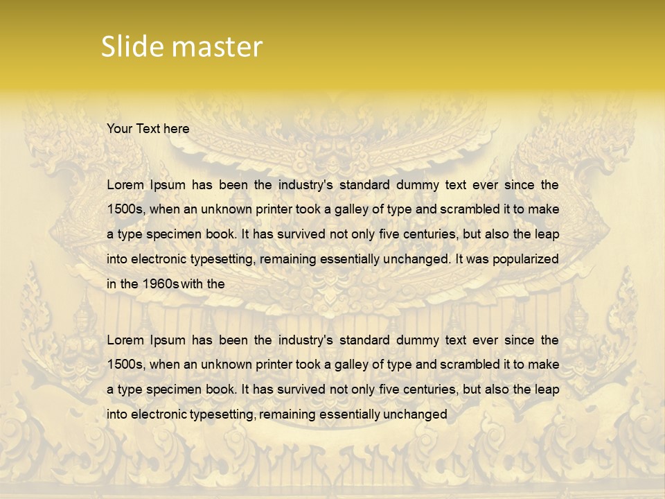 Asia Tradition Temple PowerPoint Template