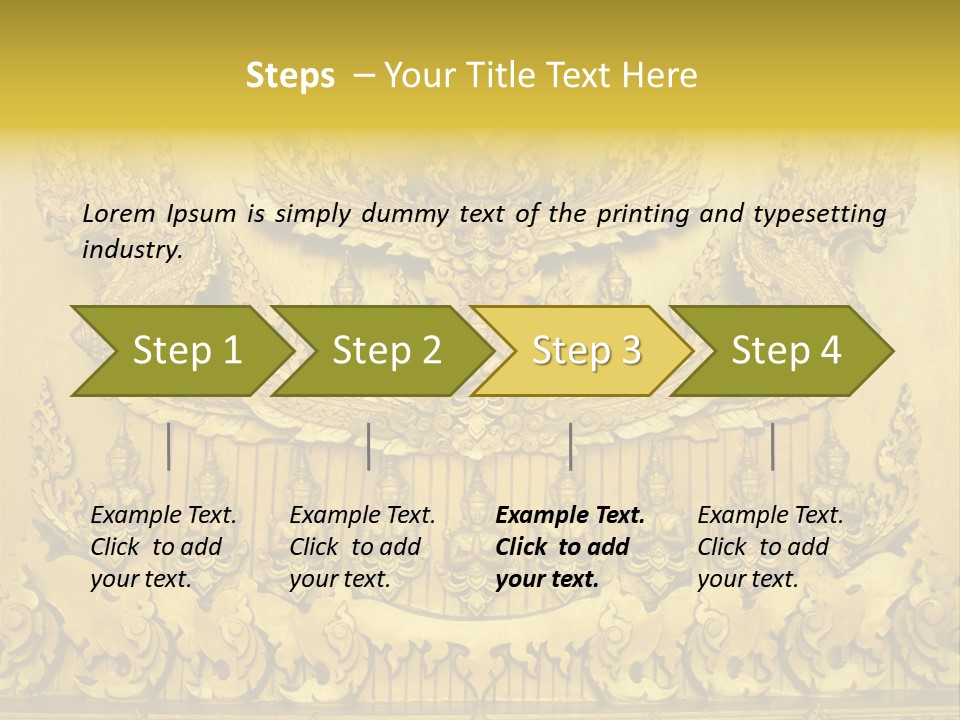 Asia Tradition Temple PowerPoint Template