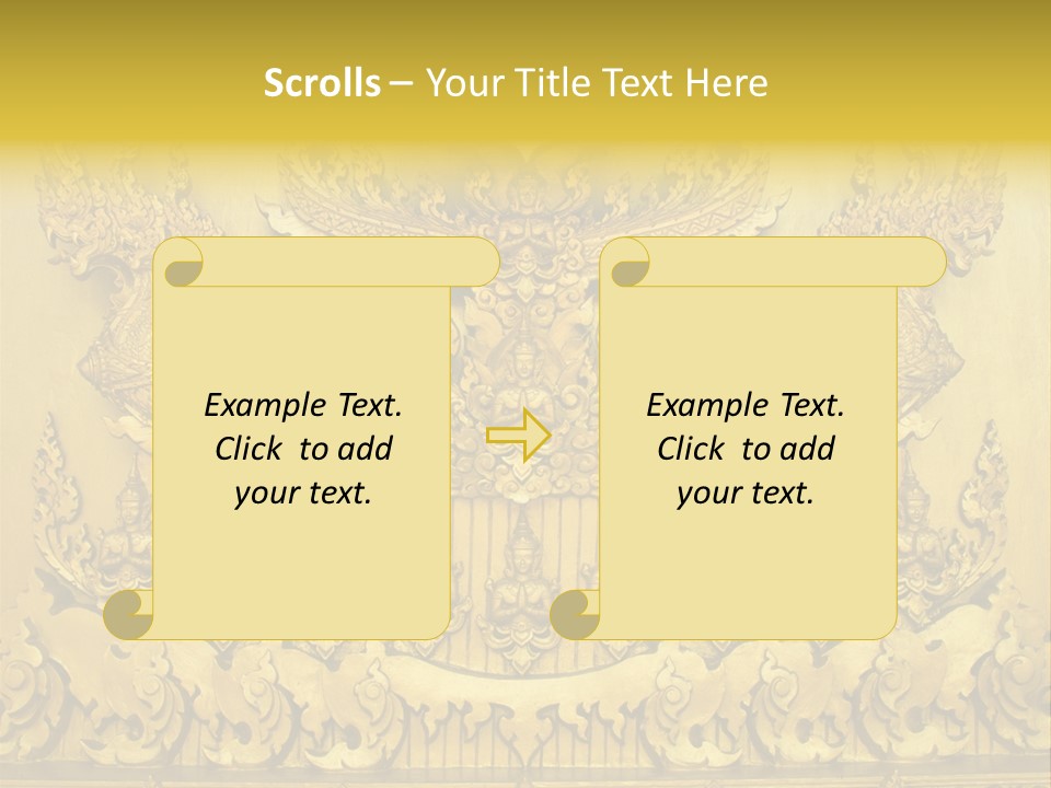 Asia Tradition Temple PowerPoint Template
