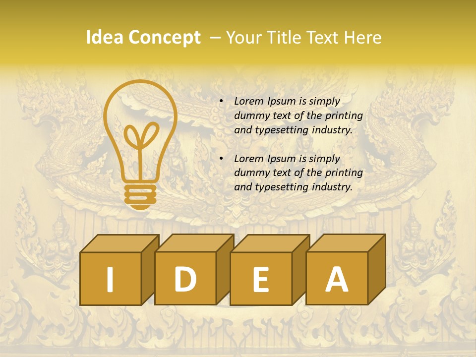 Asia Tradition Temple PowerPoint Template