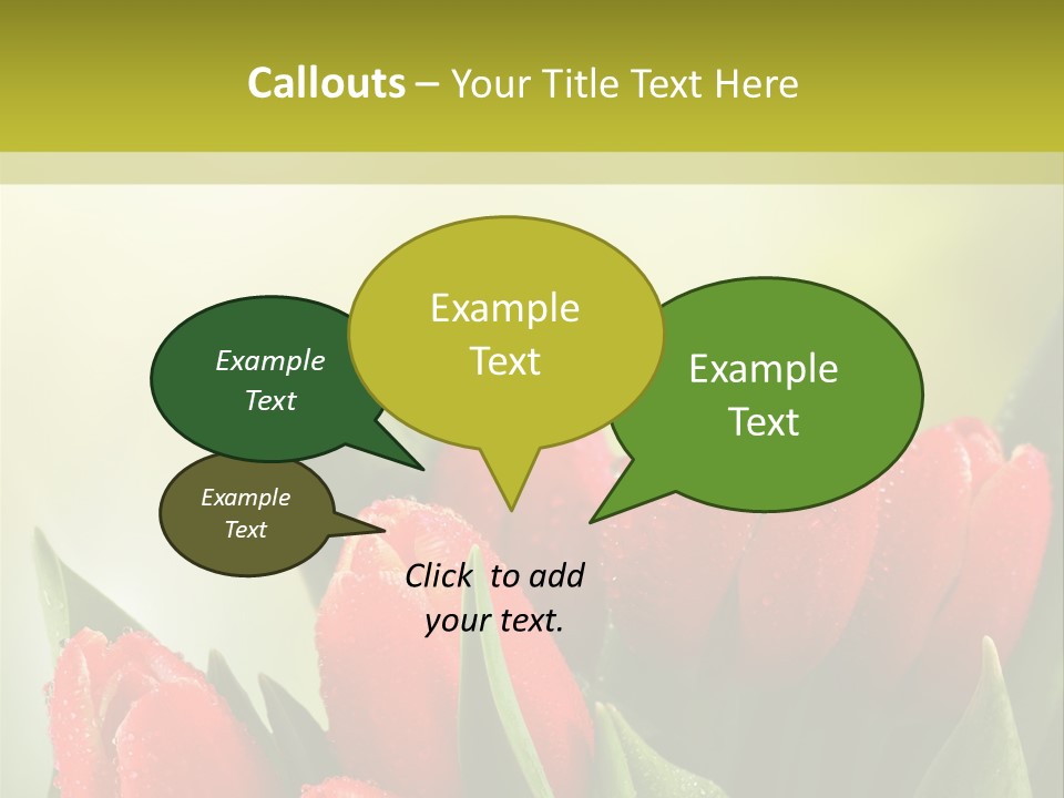 Toon Communication Team PowerPoint Template