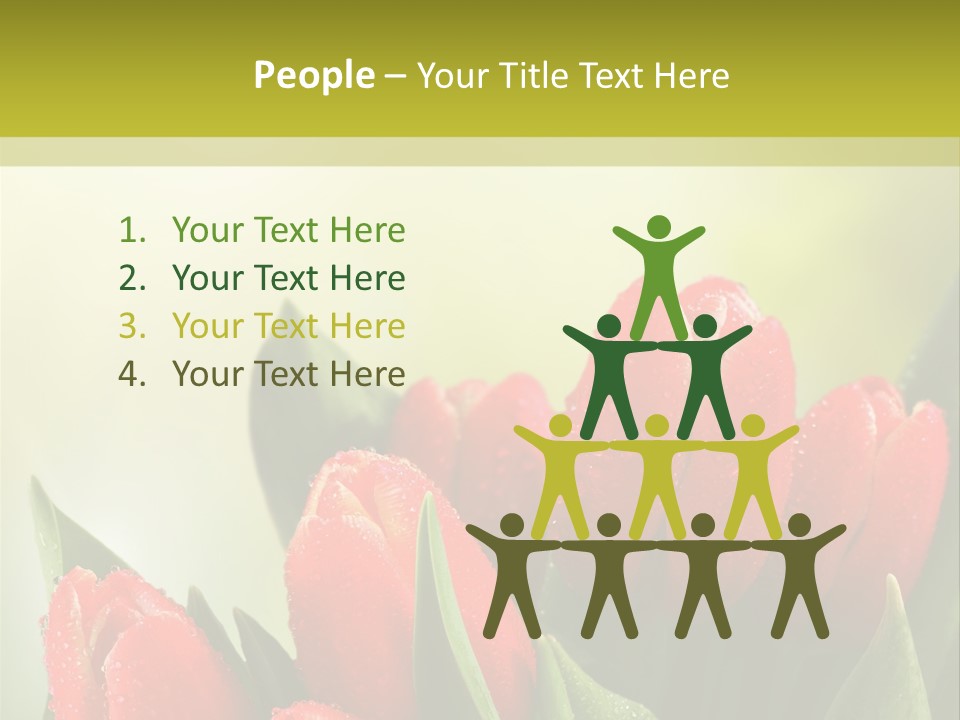 Toon Communication Team PowerPoint Template