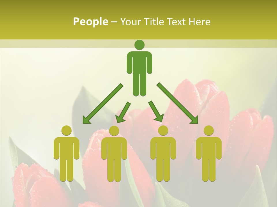 Toon Communication Team PowerPoint Template