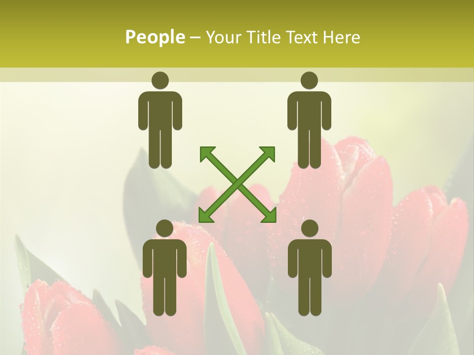 Toon Communication Team PowerPoint Template