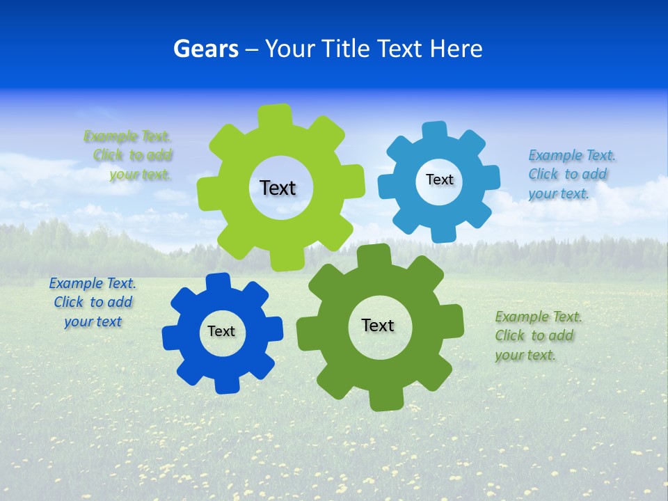 Beauty Spring Sunny PowerPoint Template