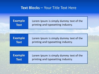 Beauty Spring Sunny PowerPoint Template