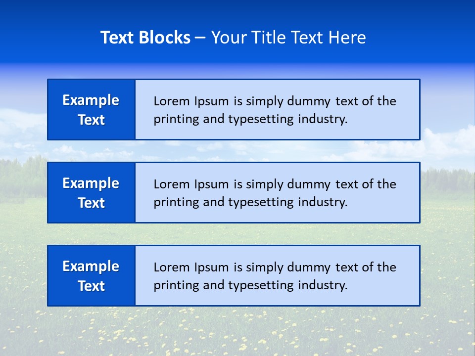 Beauty Spring Sunny PowerPoint Template