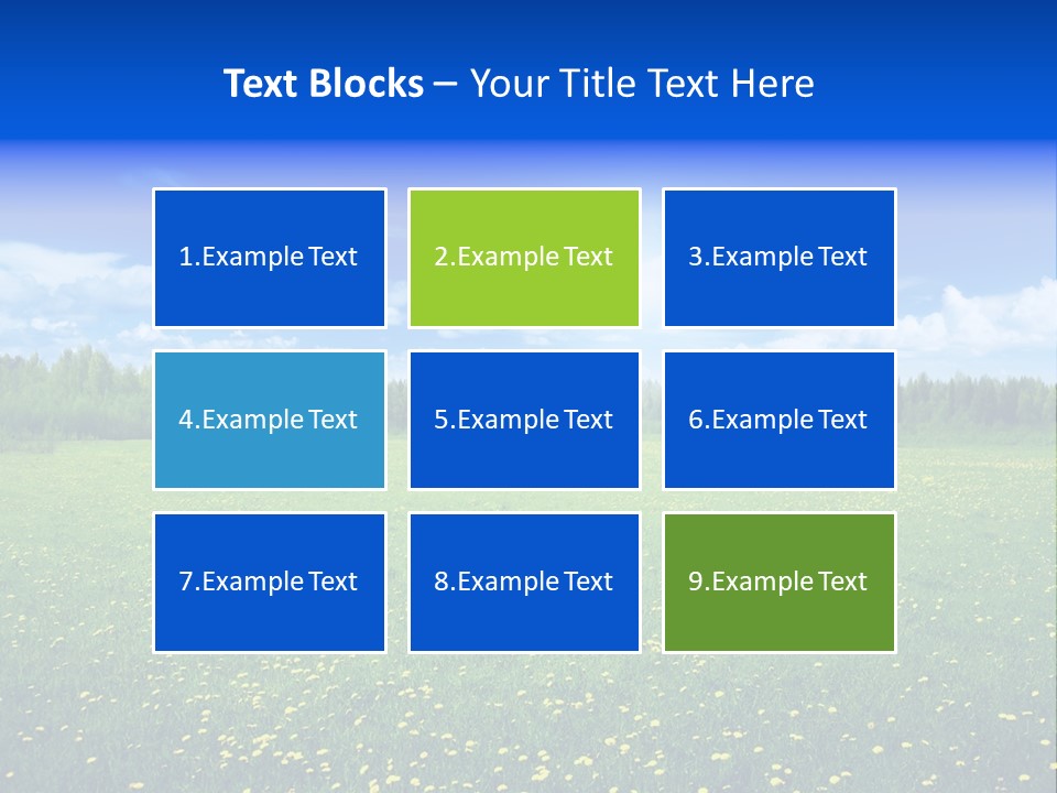 Beauty Spring Sunny PowerPoint Template