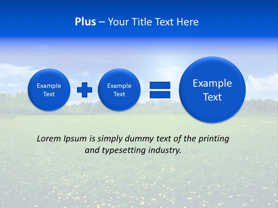 Beauty Spring Sunny PowerPoint Template