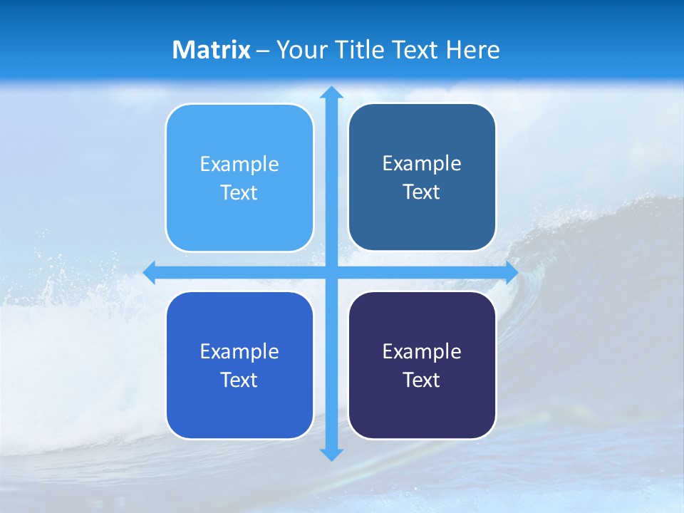 Action Crash Ocean View PowerPoint Template