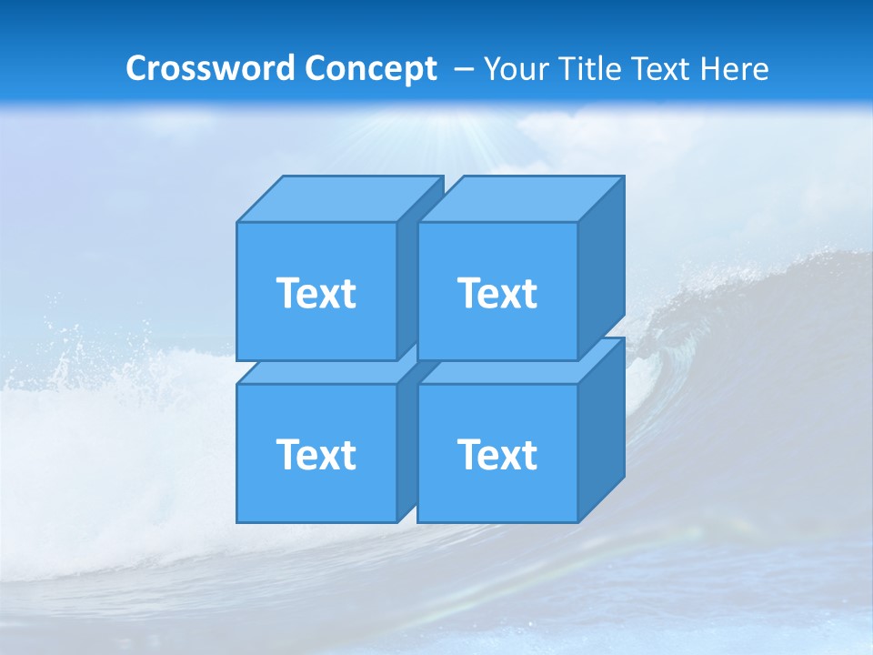 Action Crash Ocean View PowerPoint Template