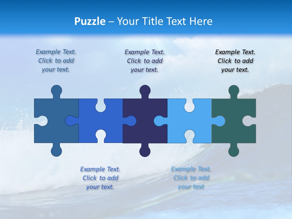 Action Crash Ocean View PowerPoint Template