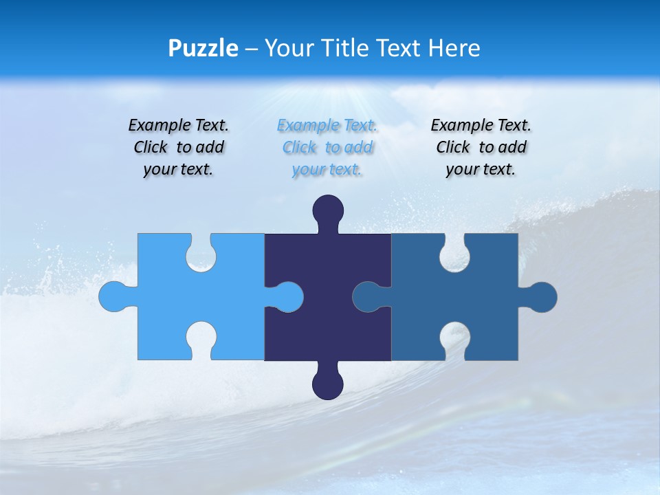 Action Crash Ocean View PowerPoint Template