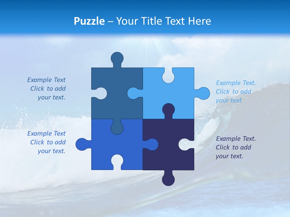 Action Crash Ocean View PowerPoint Template