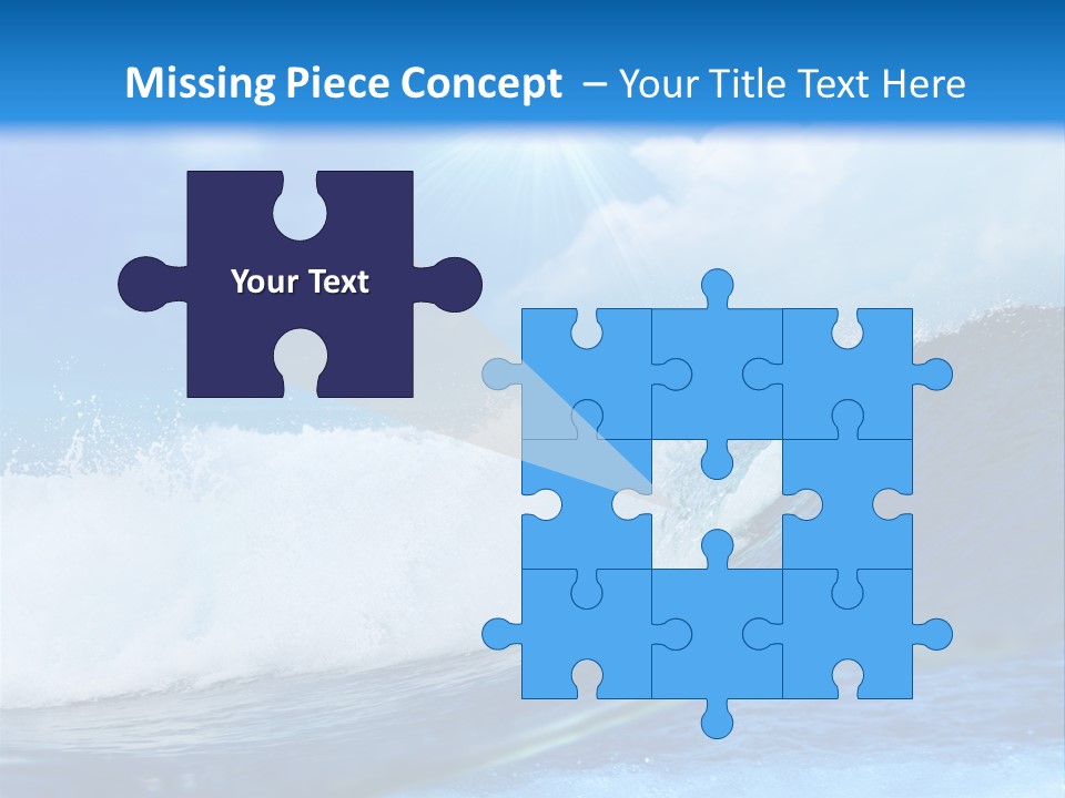 Action Crash Ocean View PowerPoint Template