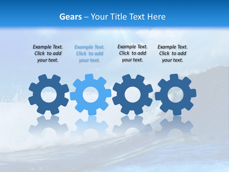 Action Crash Ocean View PowerPoint Template
