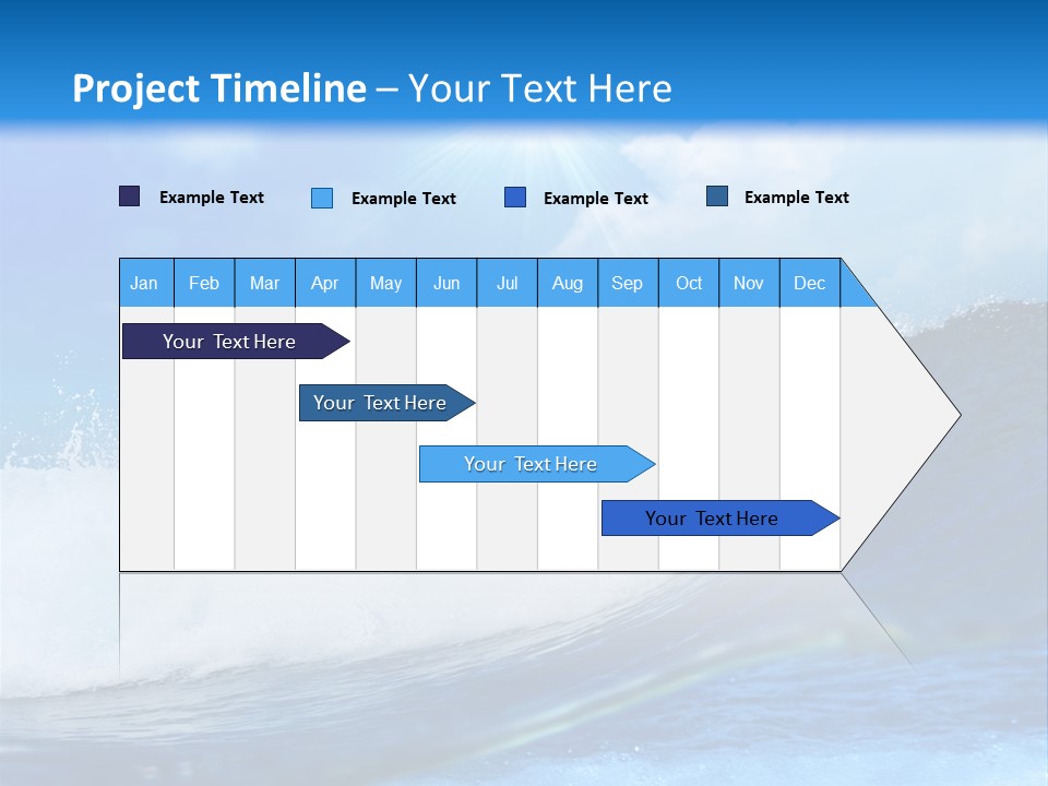 Action Crash Ocean View PowerPoint Template