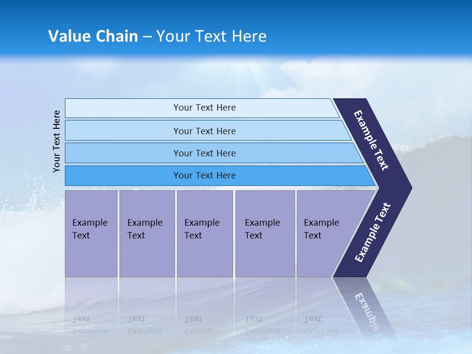Action Crash Ocean View PowerPoint Template