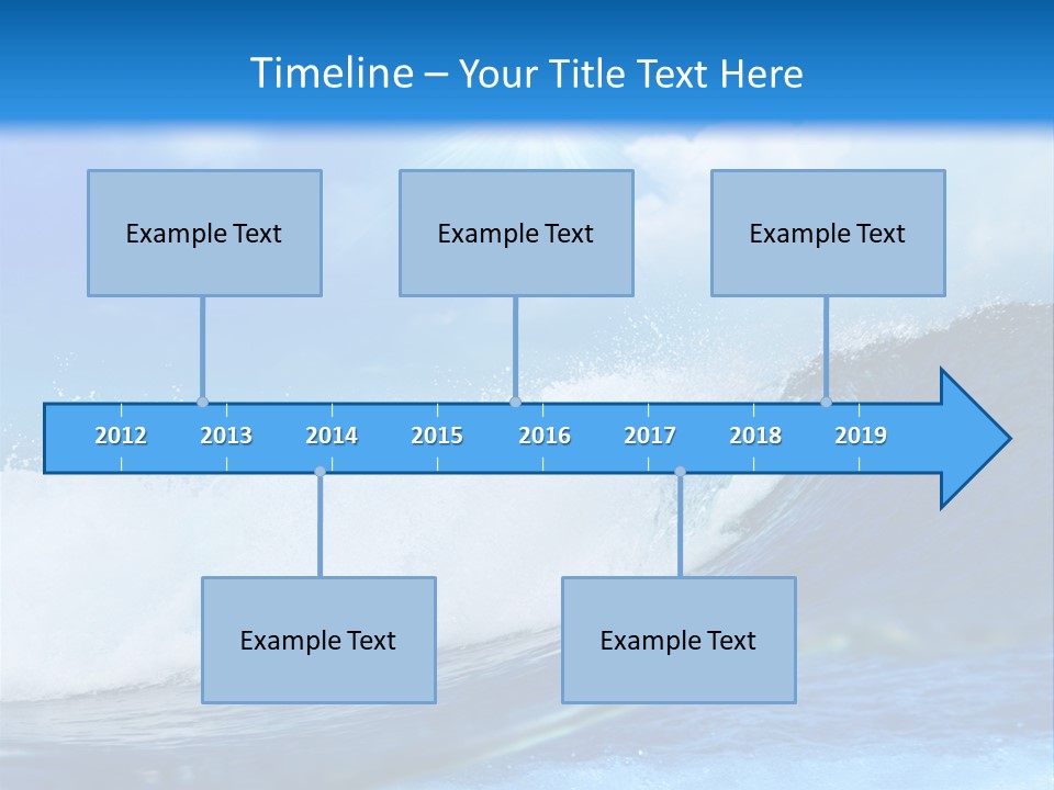 Action Crash Ocean View PowerPoint Template