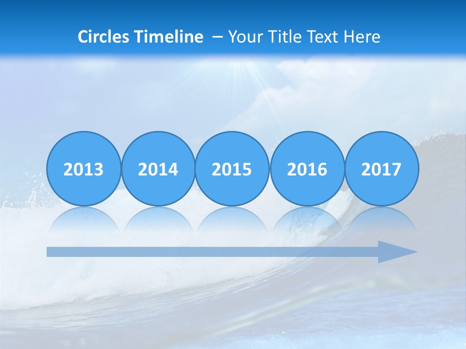 Action Crash Ocean View PowerPoint Template